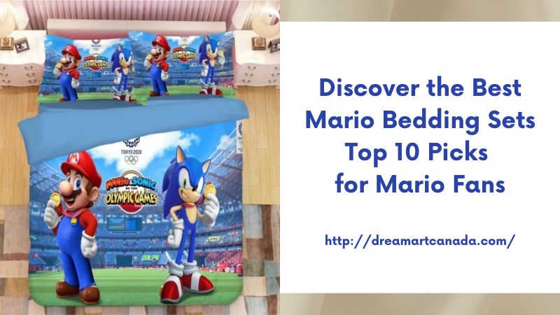 Discover the Best Mario Bedding Sets Top 10 Picks for Mario Fans