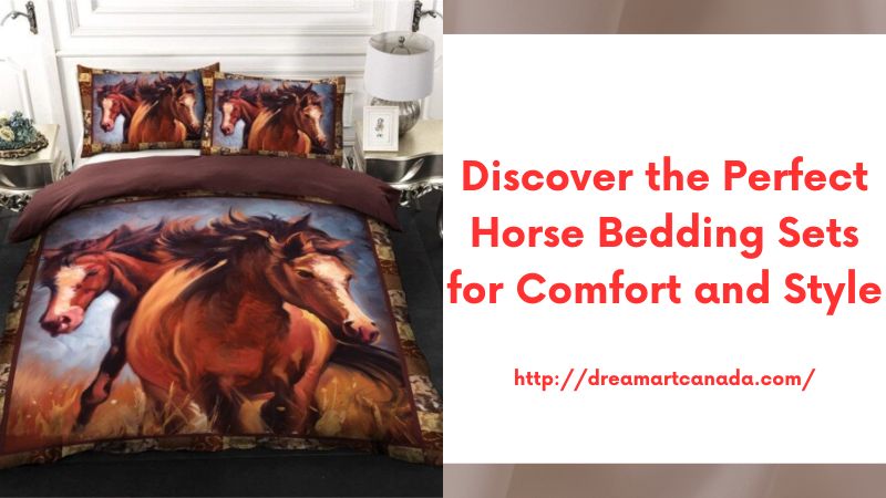 Discover the Perfect Horse Bedding Sets for Comfort and Style