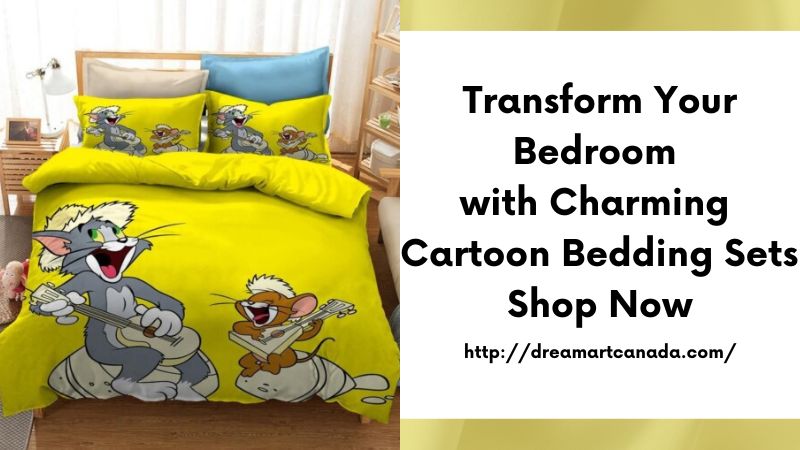 Transform Your Bedroom with Charming Cartoon Bedding Sets Shop Now