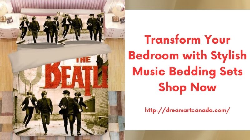 Transform Your Bedroom with Stylish Music Bedding Sets Shop Now