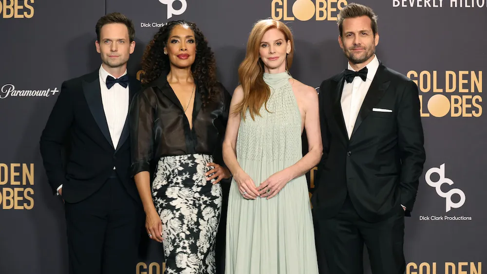 Golden Globes Suits Reunion: Patrick J. Adams and Gabriel Macht Discuss Sequel Series and Eagerness to 'Suit Up Again