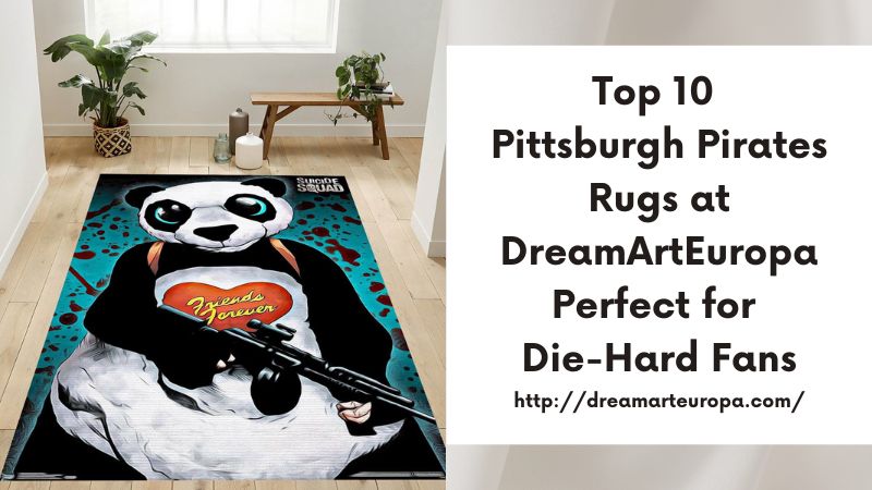 Top 10 Pittsburgh Pirates Rugs at DreamArtEuropa Perfect for Die-Hard Fans