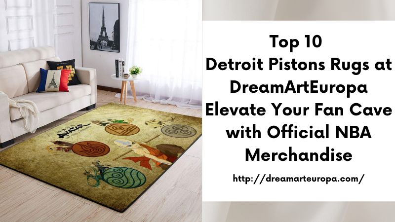 Top 10 Detroit Pistons Rugs at DreamArtEuropa Elevate Your Fan Cave with Official NBA Merchandise