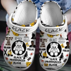 6lack Pronounced Black Music Crocs Clogs