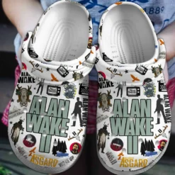 Alan Wake Game Crocs Clogs