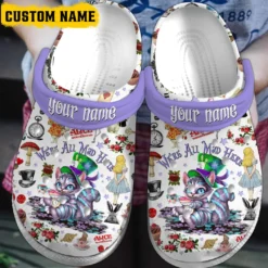 Alice in Wonderland Movie Crocs Clogs