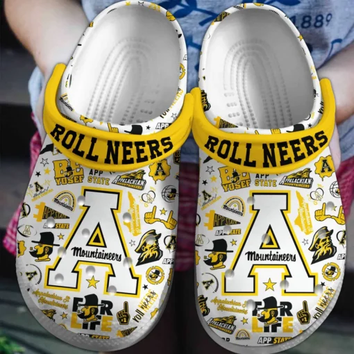 Appalachian State Mountainseers NCAA Sport Crocs Clogs