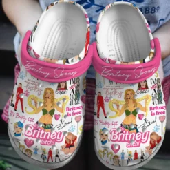 Britney Spears Music Crocs Clogs