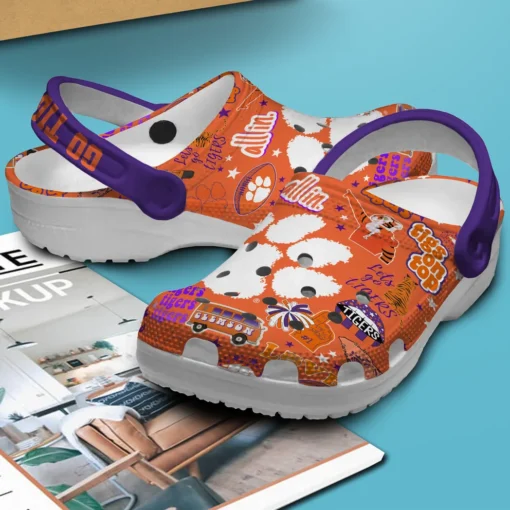 Clemson Tigers NCAA Sport Crocs Clogs