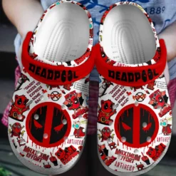 Deadpool Movie Crocs Clogs