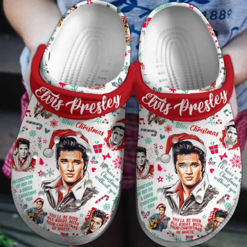 Elvis Presley Music Crocs Clogs