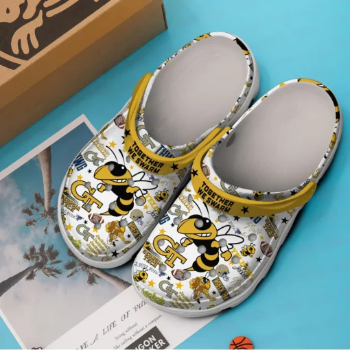 Georgia Tech Yellow Jackets NCAA Sport Crocs Clogs