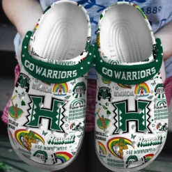 HawaiI Rainbow Warriors NCAA Sport Crocs Clogs