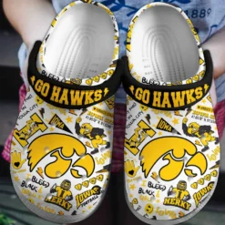 Iowa Hawkeyes NCAA Sport Crocs Clogs