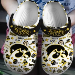 Iowa Hawkeyes NCAA Sport Crocs Clogs