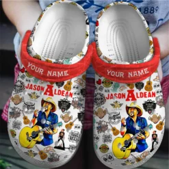 Jason Aldean Music Crocs Clogs