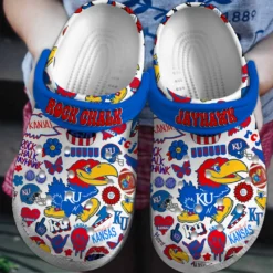 Kansas Jayhawks NCAA Sport Crocs Clogs