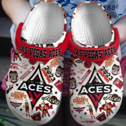 Las Vegas Aces NBA Sport Crocs Clogs