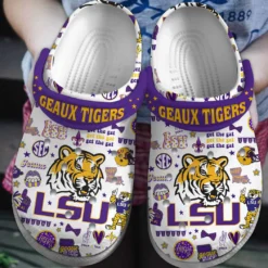 LSU Tigers NCAA Sport Crocs Clogs