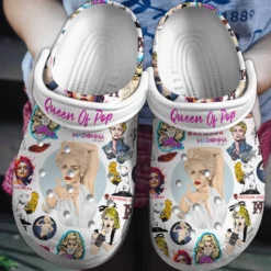 Madonna Music Crocs Clogs