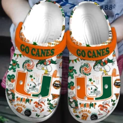 Miami Hurricanes NCAA Sport Crocs Clogs