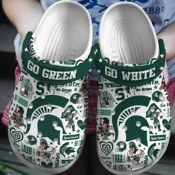 Michigan State Spartans NCAA Sport Crocs Clogs