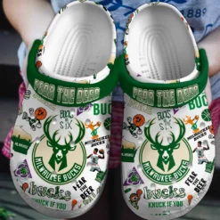 Milwaukee Bucks NBA Sport Crocs Clogs