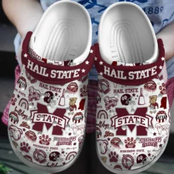 Mississippi State Bulldogs NCAA Sport Crocs Clogs