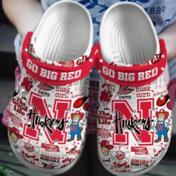 Nebraska Cornhuskers NCAA Sport Crocs Clogs