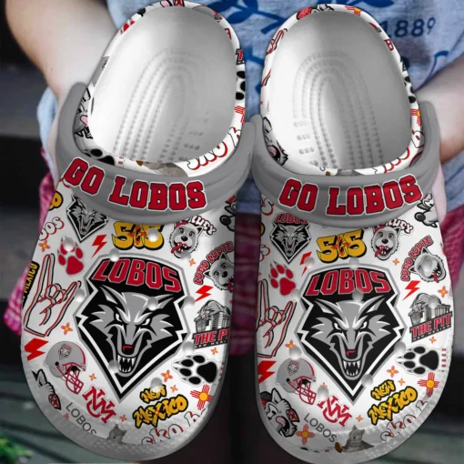 New Mexico Lobos NCAA Sport Crocs Clogs