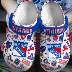 New York Rangers NHL Sport Crocs Clogs