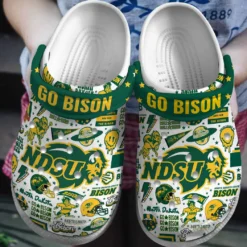 North Dakota State Bison NCAA Sport Crocs Clogs