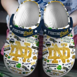 Notre Dame Fighting Irish NCAA Sport Crocs Clogs