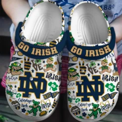 Notre Dame Fighting Irish NCAA Sport Crocs Clogs