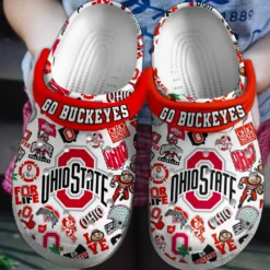 Ohio State Buckeyes NCAA Sport Crocs Clogs