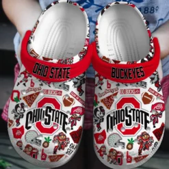 Ohio State Buckeyes NCAA Sport Crocs Clogs