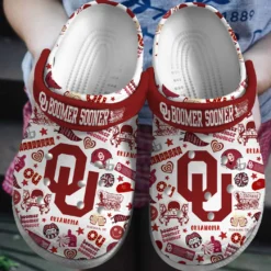 Oklahoma Sooners NCAA Sport Crocs Clogs