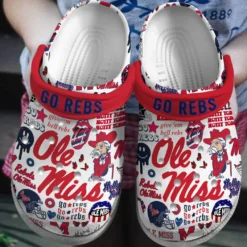 Ole Miss Rebels NCAA Sport Crocs Clogs