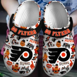 Philadelphia Flyers NHL Sport Crocs Clogs