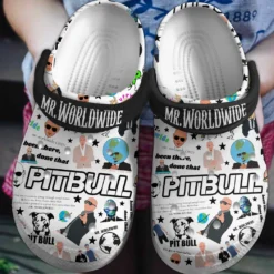 Pitbull Music Crocs Clogs