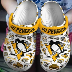 Pittsburgh Penguins NHL Sport Crocs Clogs