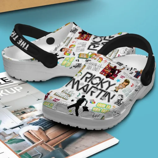 Ricky Martin Music Crocs Clogs