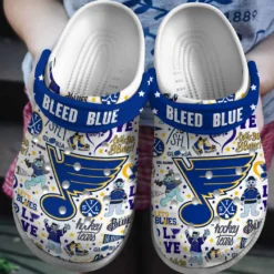 St. Louis Blues NHL Sport Crocs Clogs