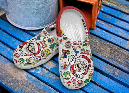 Super Mario Game Crocs Clogs