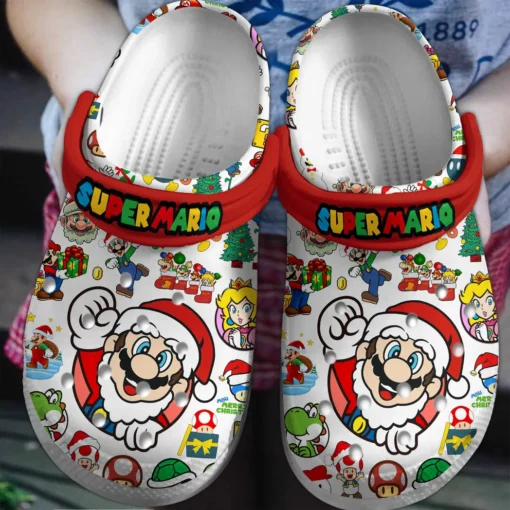 Super Mario Game Crocs Clogs