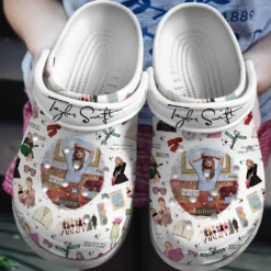 Taylor Swift Music Crocs Clogs