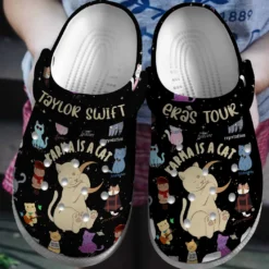 Taylor Swift Music Crocs Clogs