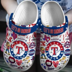 Texas Rangers MLB Sport Crocs Clogs