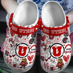 Utah Utes NCAA Sport Crocs Clogs