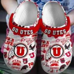 Utah Utes NCAA Sport Crocs Clogs